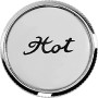 Indexpunkt "Hot" für Daly Armatur, verchromt. Zubehör für Wasserhahn.