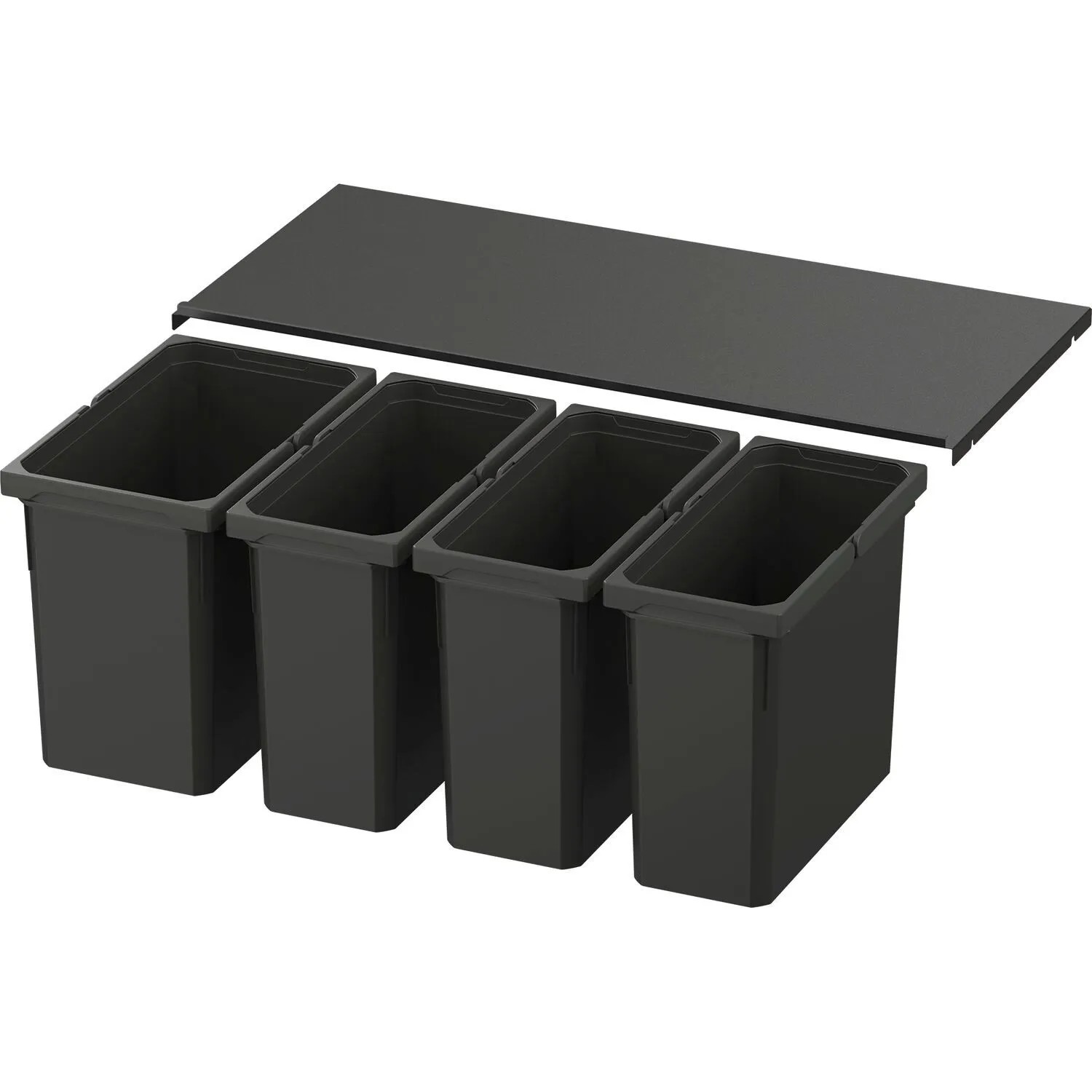 Vauth-Sagel Abfalltrennsystem Envi Free Pro Korpusbreite 900 mm Höhe 326 mm Lava