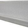 Graue Kernsockelleiste 60, 15x60x2550 mm, für saubere Wandabschlüsse.
