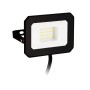 Schwarzer Eglo LED-Wandstrahler Risacca-E, 20W, für den Außenbereich.