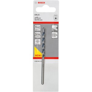 Bosch Betonbohrer Pro CYL-5, 4mm, für präzise Dübelbohrungen in Beton und Mauerwerk.