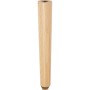 Wagner Möbelbein Wood, Buche natur, 21 cm, mit Gleiteinsatz für Möbelbau