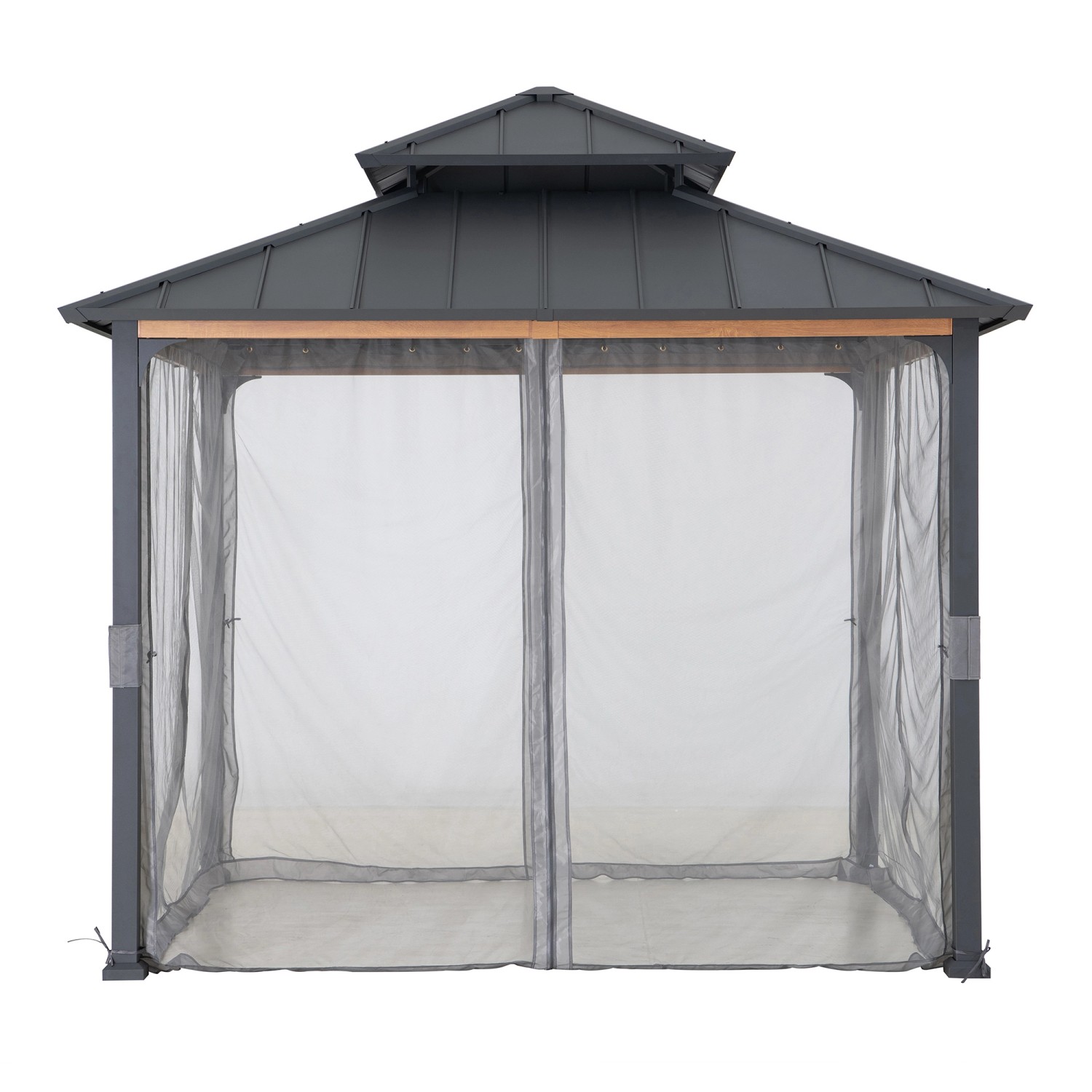 Sunjoy Netz für Zedernholz Gazebo 300 cm x 300 cm günstig online kaufen