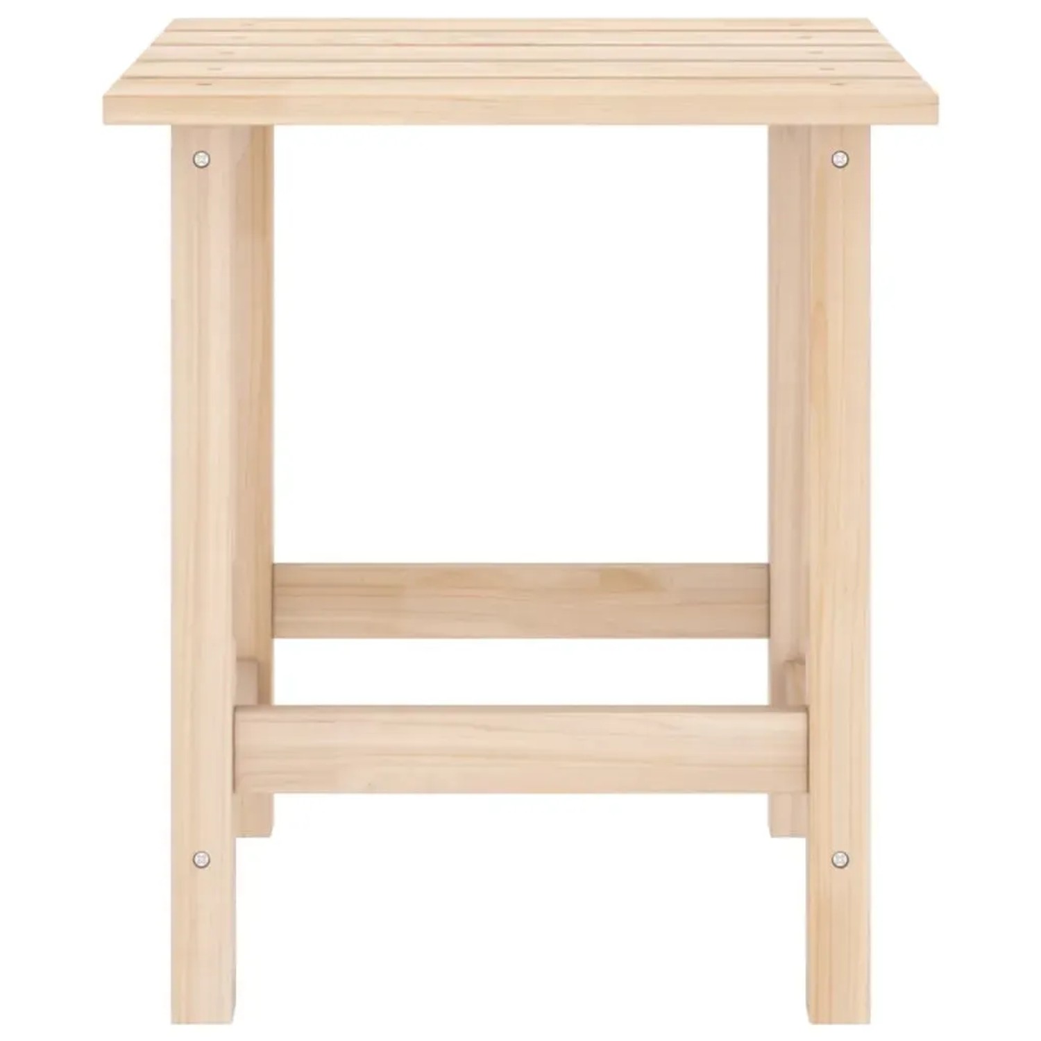 vidaXL Gartentisch aus Tannenholz für Adirondack-Stuhl, naturbelassen.