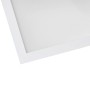 Weißes Eglo LED-Panel Pietrangeli mit feiner, blendfreier Diffusorfläche und weißem Rahmen. CCT-Beleuchtung.