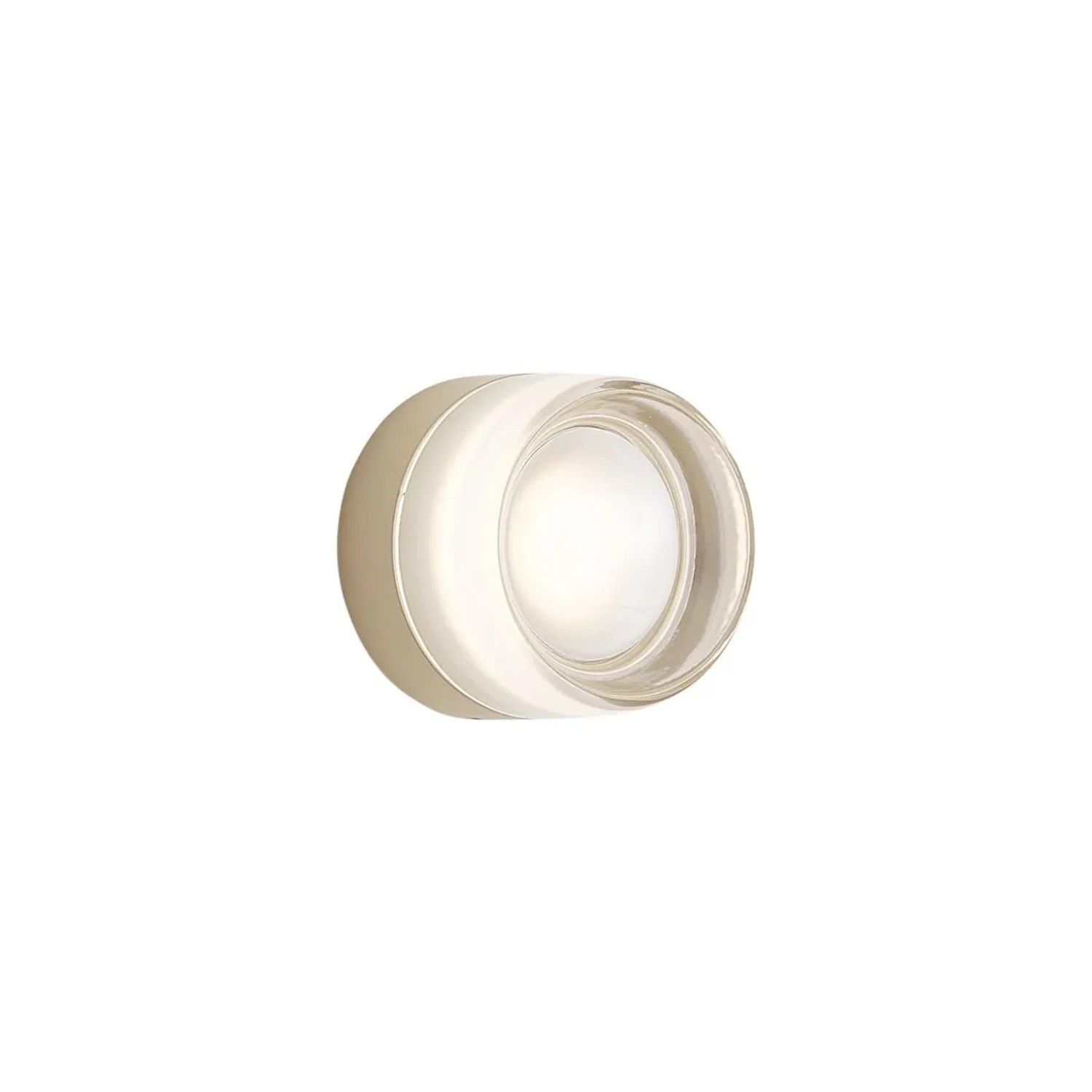 QAZQA Design Wandleuchte Beige mit Opalglas IP44 Michele