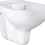 Grohe Bau Keramik Wand-WC, Tiefspüler, spülrandlos, Alpinweiß. Wandhängendes WC für moderne Bäder.