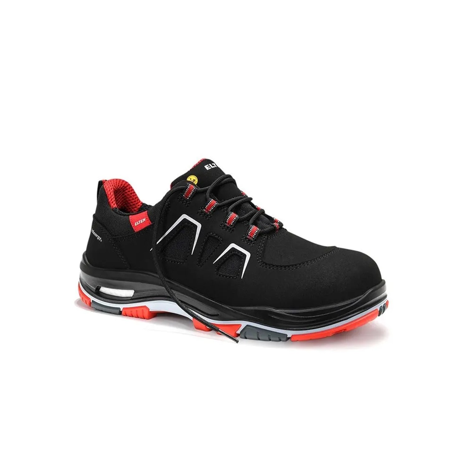 ELTEN Sicherheitshalbschuh ALAN XXTP BLACK RED Low ESD S3S Größe 48