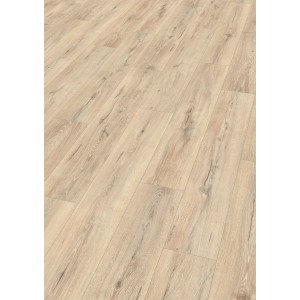 Egger Aqua Laminat EL2416 NatureSense Melba Eiche Beige, wasserabweisender Laminatboden in heller Holzoptik.