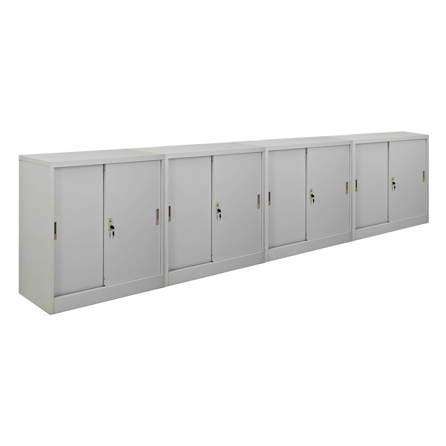 PROREGAL Mega Deal 4x Aktenschrank ELEPHANT mit Abschließbaren Schiebetüren günstig online kaufen