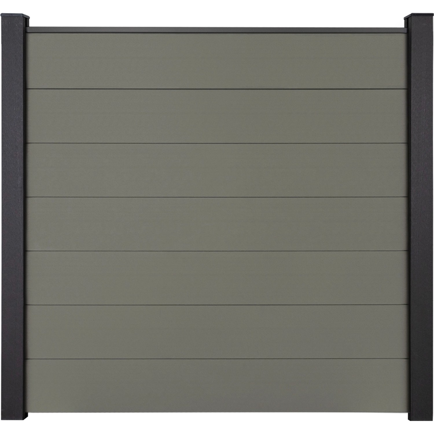 GroJa Solid Grande Steckzaunsystem 180 x 180 cm Grau