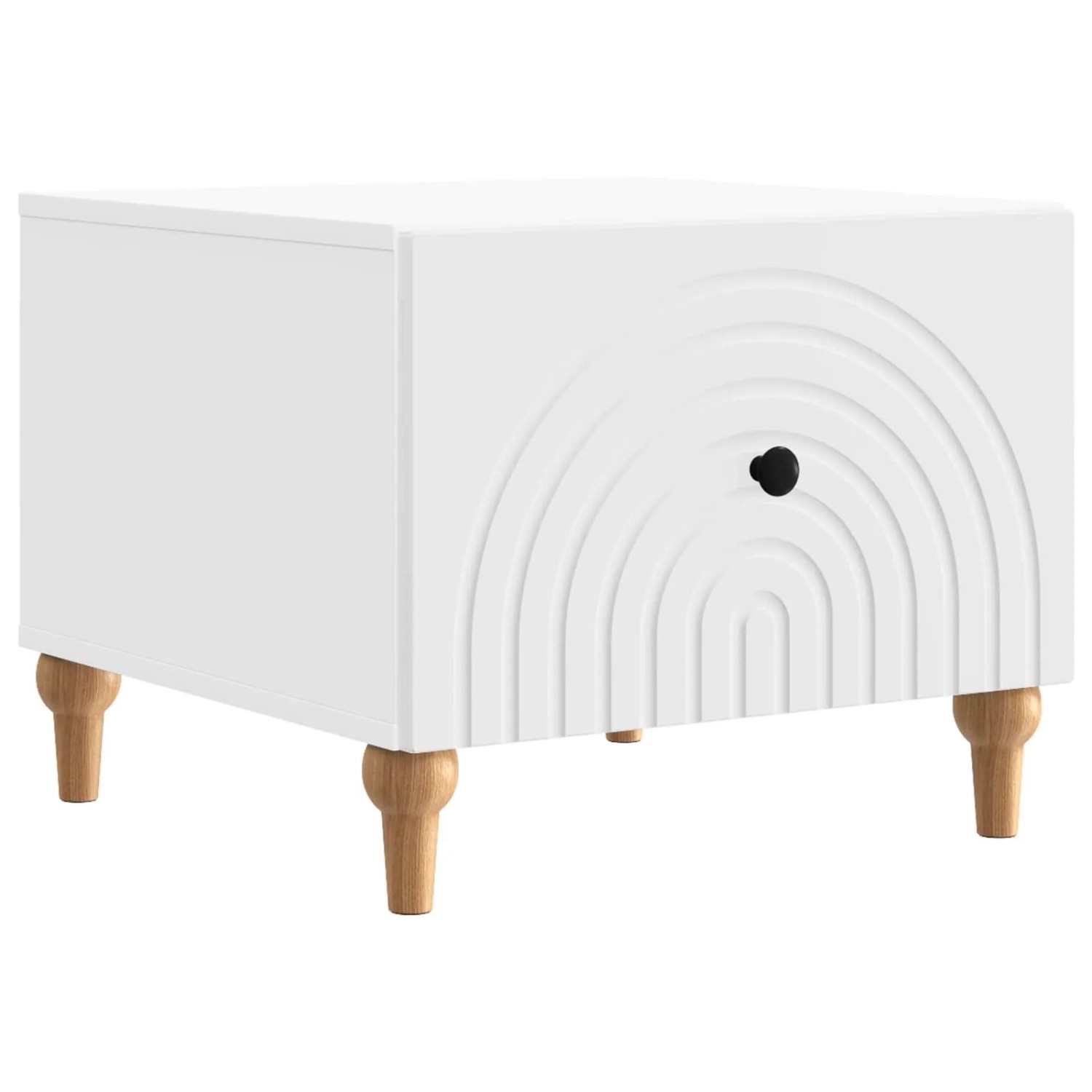 vidaXL Couchtisch mit Schubladen Weiß 49 x 50 x 40 cm Holzwerkstoff 894275