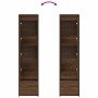 vidaXL Highboard Braun Eichen-Optik 29,5x34x119,5 cm Holzwerkstoff 861658_9