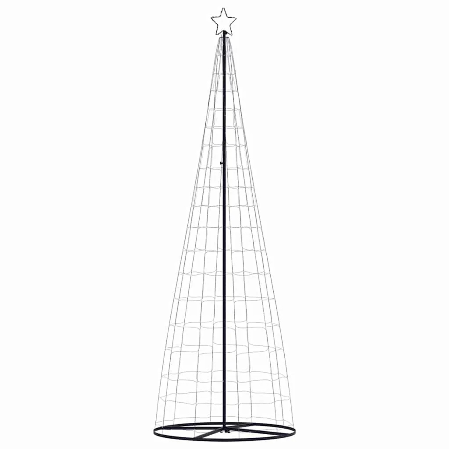 vidaXL LED Weihnachtsbaum 550 LEDs Blau 304 cm 4016454