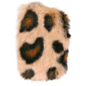 Jollypaw Raschelkissen, 2er-Set, 7cm, Plüsch mit Leopardenmuster für Katzen.