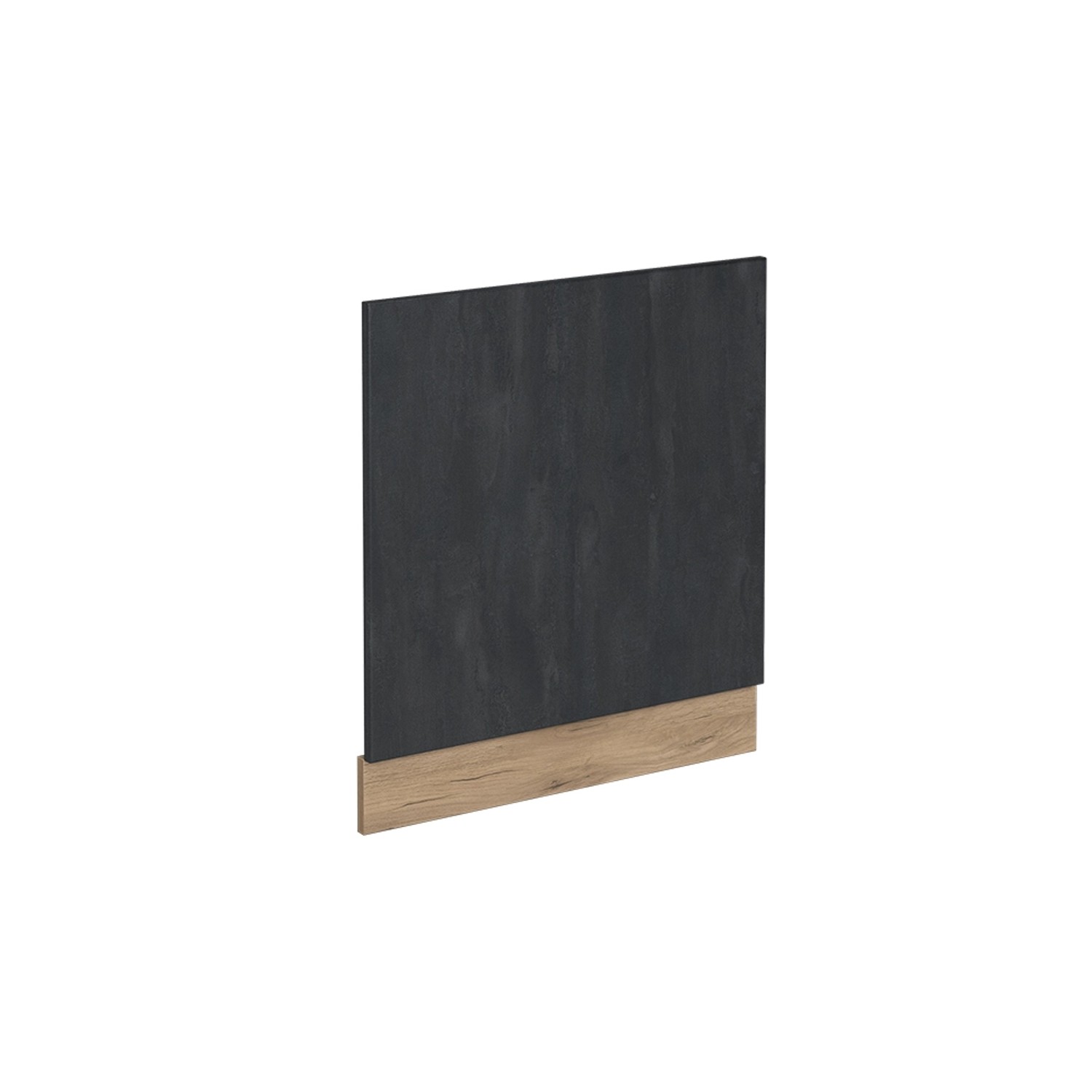 Vicco Frontblende R-Line Schwarz Beton/Goldkraft Eiche 60 cm ohne Arbeitsplatte