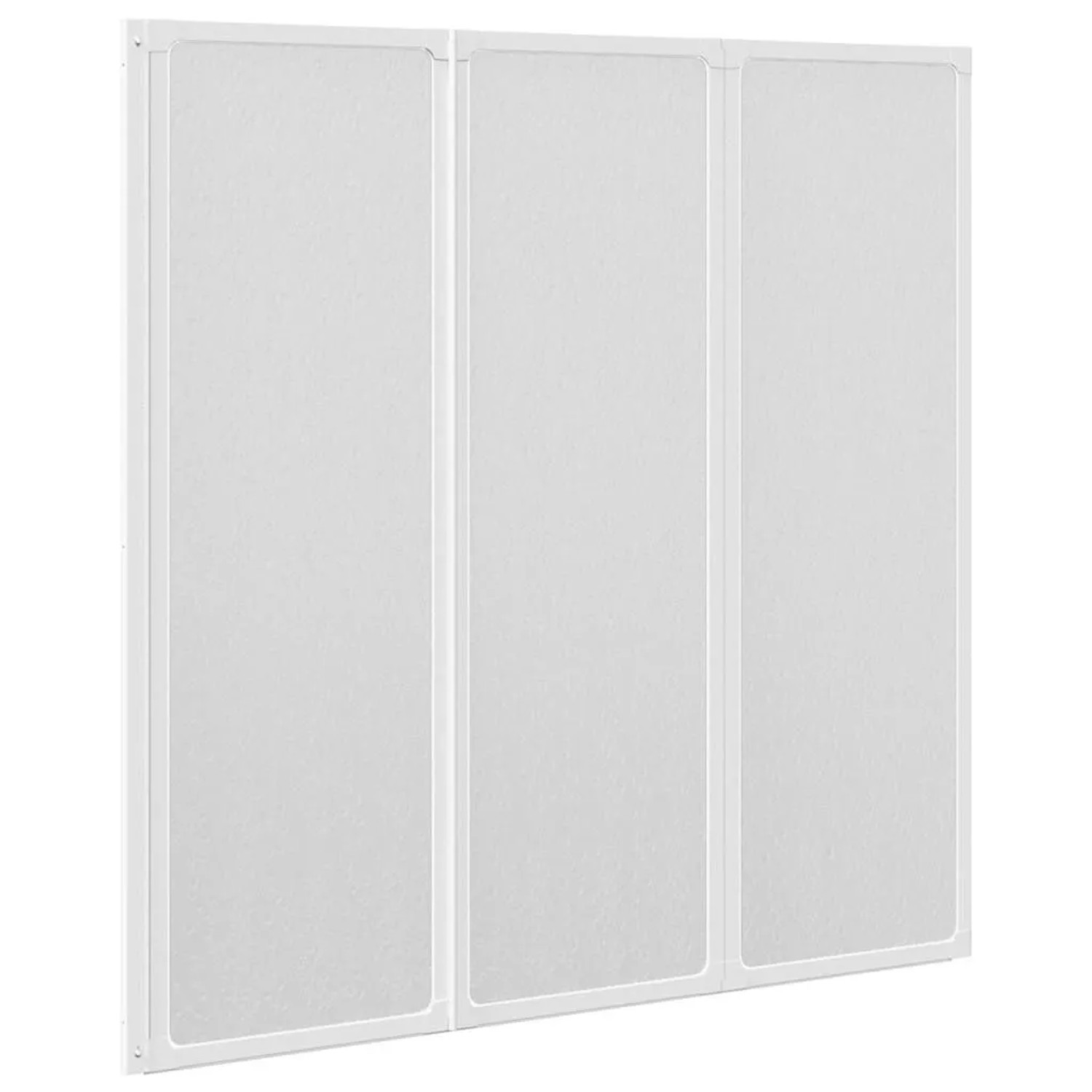 vidaXL Duschwand 117x120 cm 3 Paneele Faltbar 140784