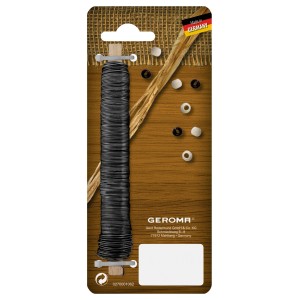 Blauer Wickeldraht (Ø 0,65 mm) zum Basteln und Dekorieren für Weihnachten.