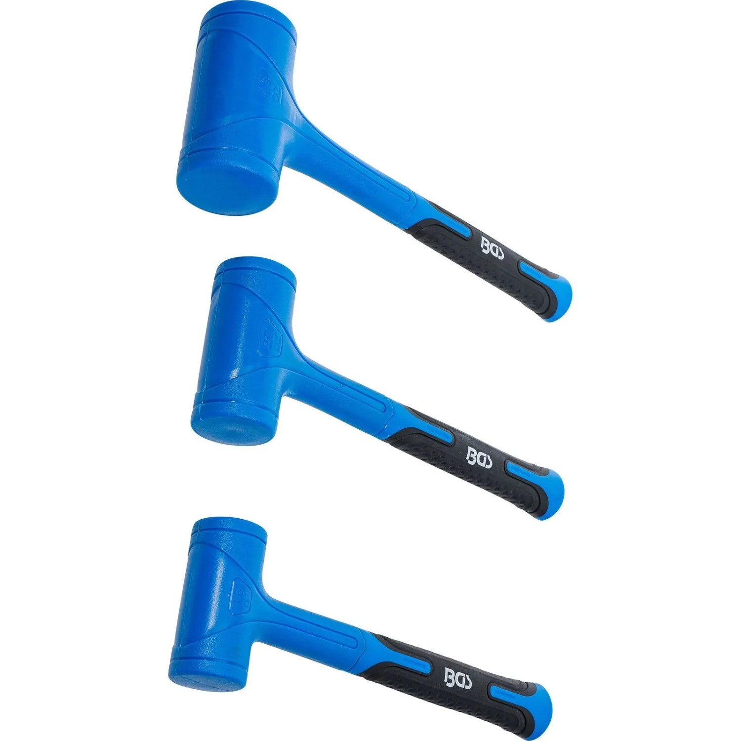 BGS Schonhammer Satz Rückschlagfrei Ø 47 55 65 Mm 450 765 1 275 G 3Tlg  74442