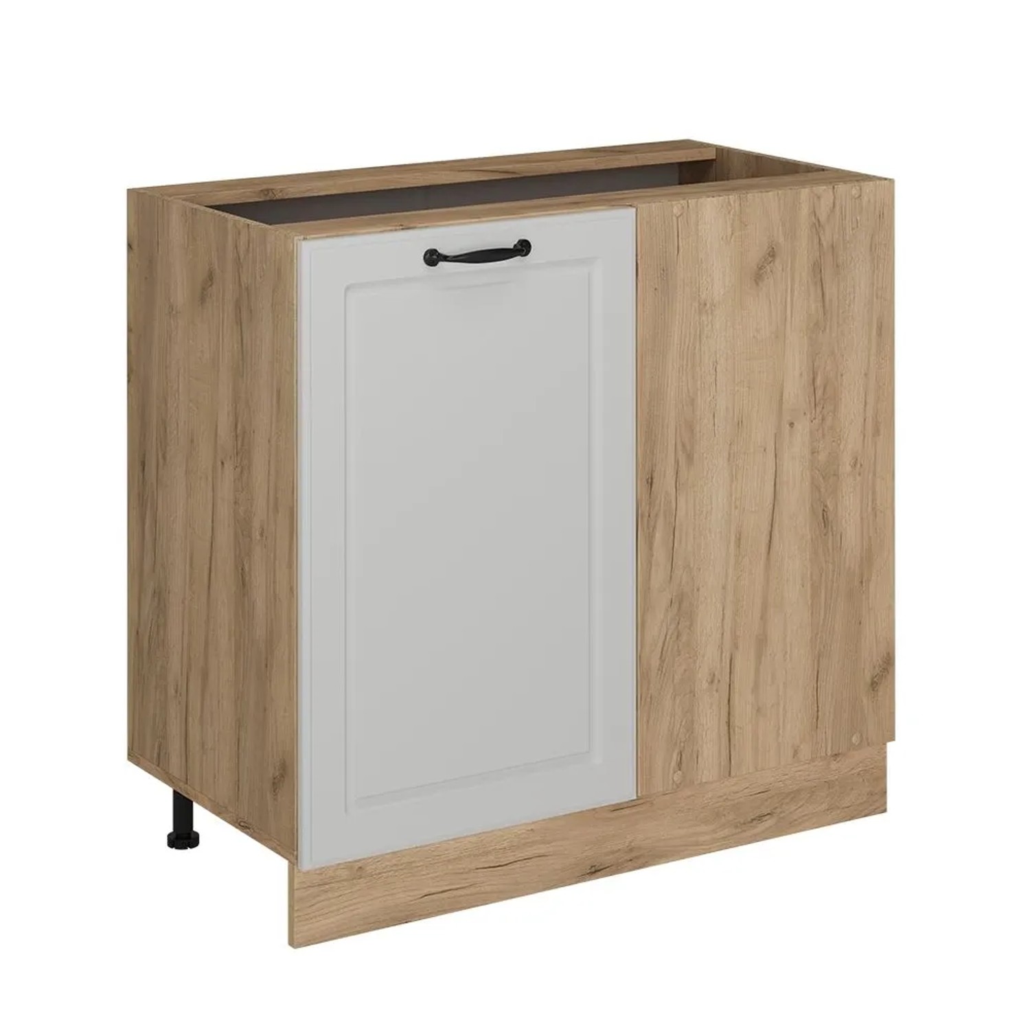 Vicco Eckunterschrank R-Line Weiß Landhaus 86 x 82 ohne Arbeitsplatte Art Nr 53746