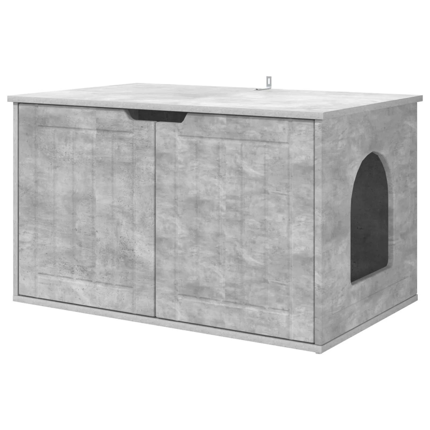 vidaXL Katzenhaus Beton 85 x 55 x 50,5 cm Holzwerkstoff 8000719