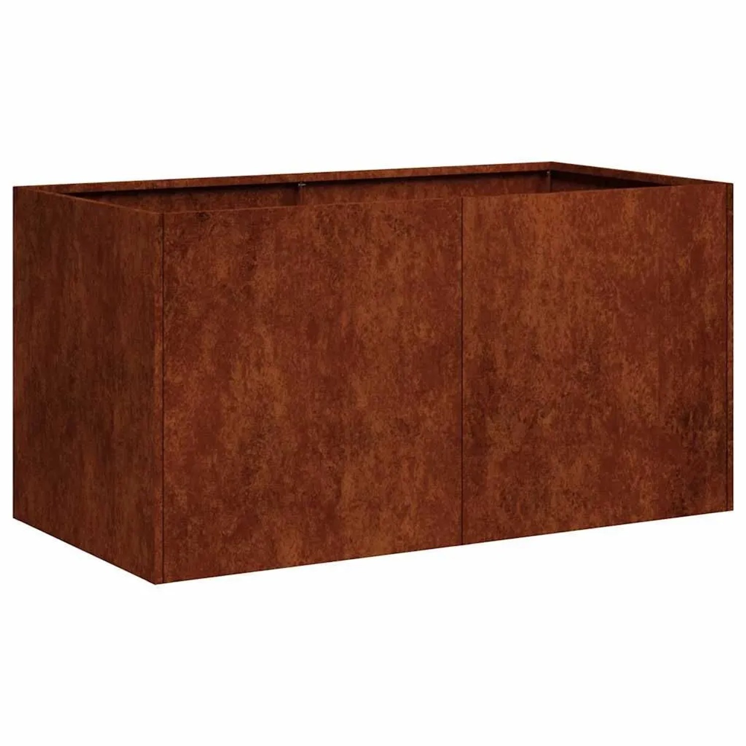 vidaXL Pflanzkübel Rostig 80x40x40 cm Wetterfester Stahl 860674