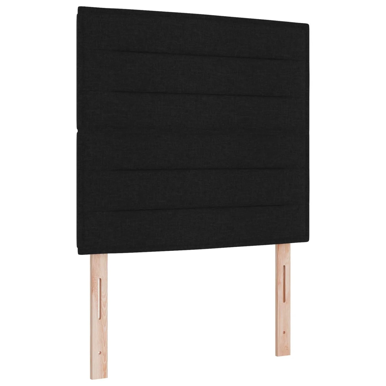 vidaXL LED Kopfteil mit LED-Lichtleisten Schwarz 90 cm Polyester 3338274