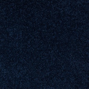 Dunkelblauer Teppichboden Bari als Meterware, 400 cm breit.