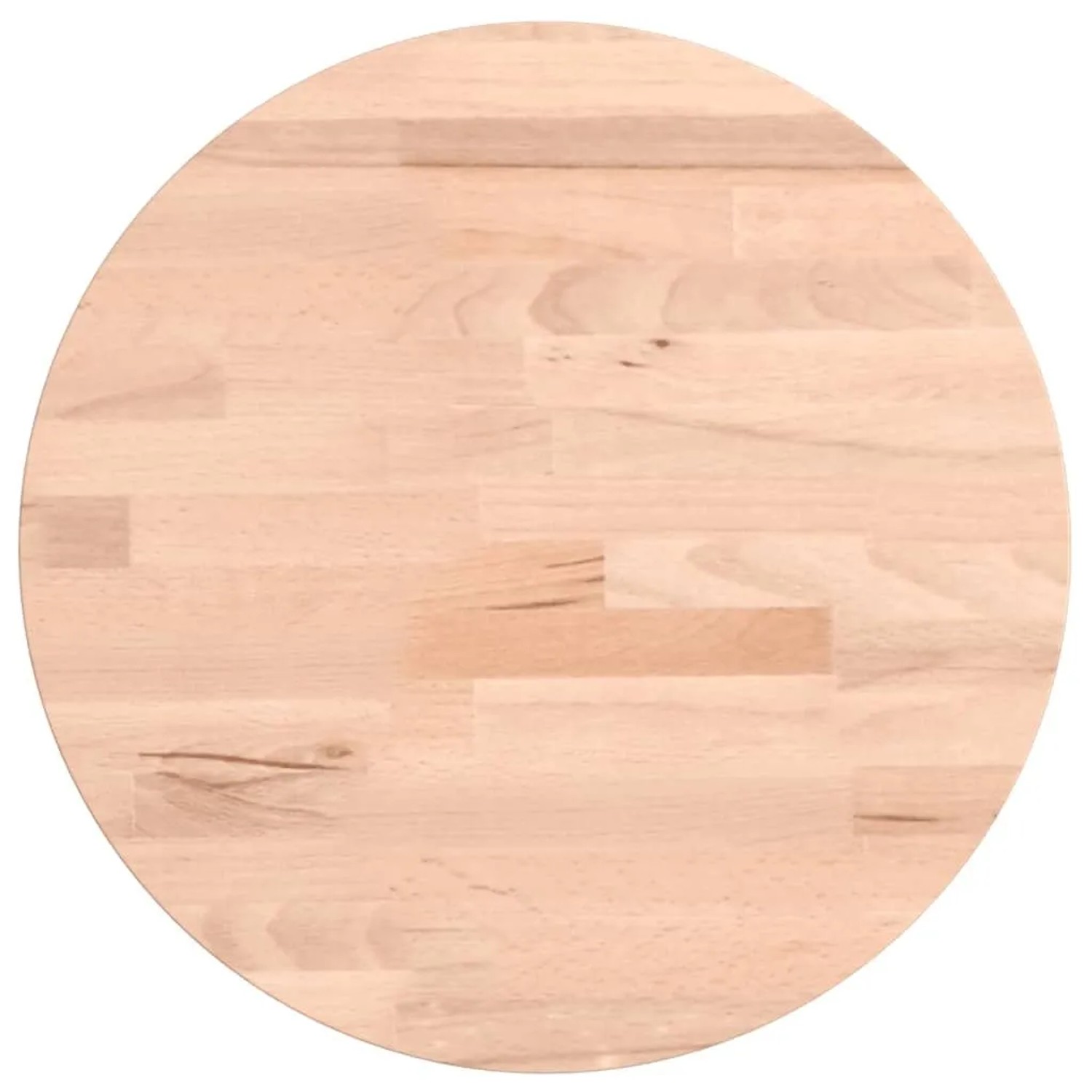 vidaXL Tischplatte Ø30x2,5 cm Rund Massivholz Buche 355913