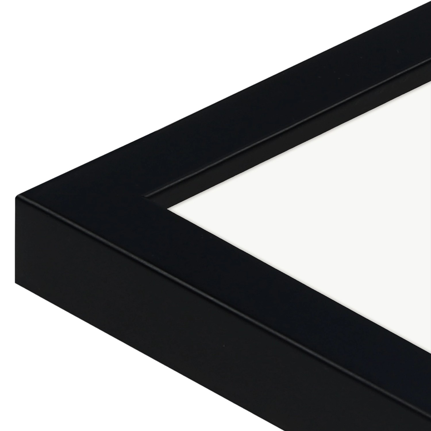 Detailansicht: Schwarzer WANDStyle Galerierahmen für 3 Fotos (13x18 cm).