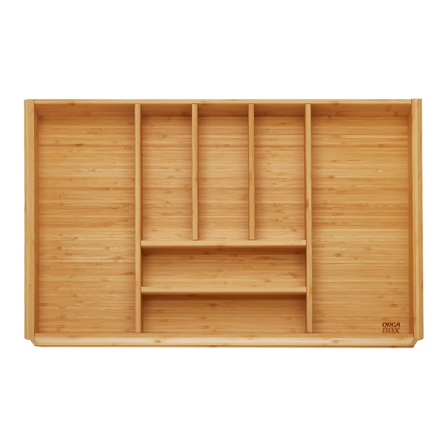 SOTECH ORGA-BOX 3 Bambus Besteckeinsatz Für 80er Schublade 473x697x56 mm mi günstig online kaufen