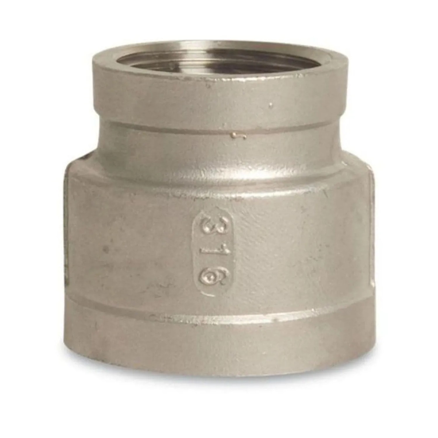 Klasebo Edelstahl Reduziermuffe Gewindefitting 1 1/2 X 1 IG V4a