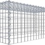 Gabiona Anbaukorb Typ 3, 40x100x50 cm, Maschenweite 5x5 cm, aus verzinktem Drahtgitter.