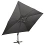 vidaXL Ampelschirm mit Doppeldach Anthrazit 400 x 300 cm 312373_2