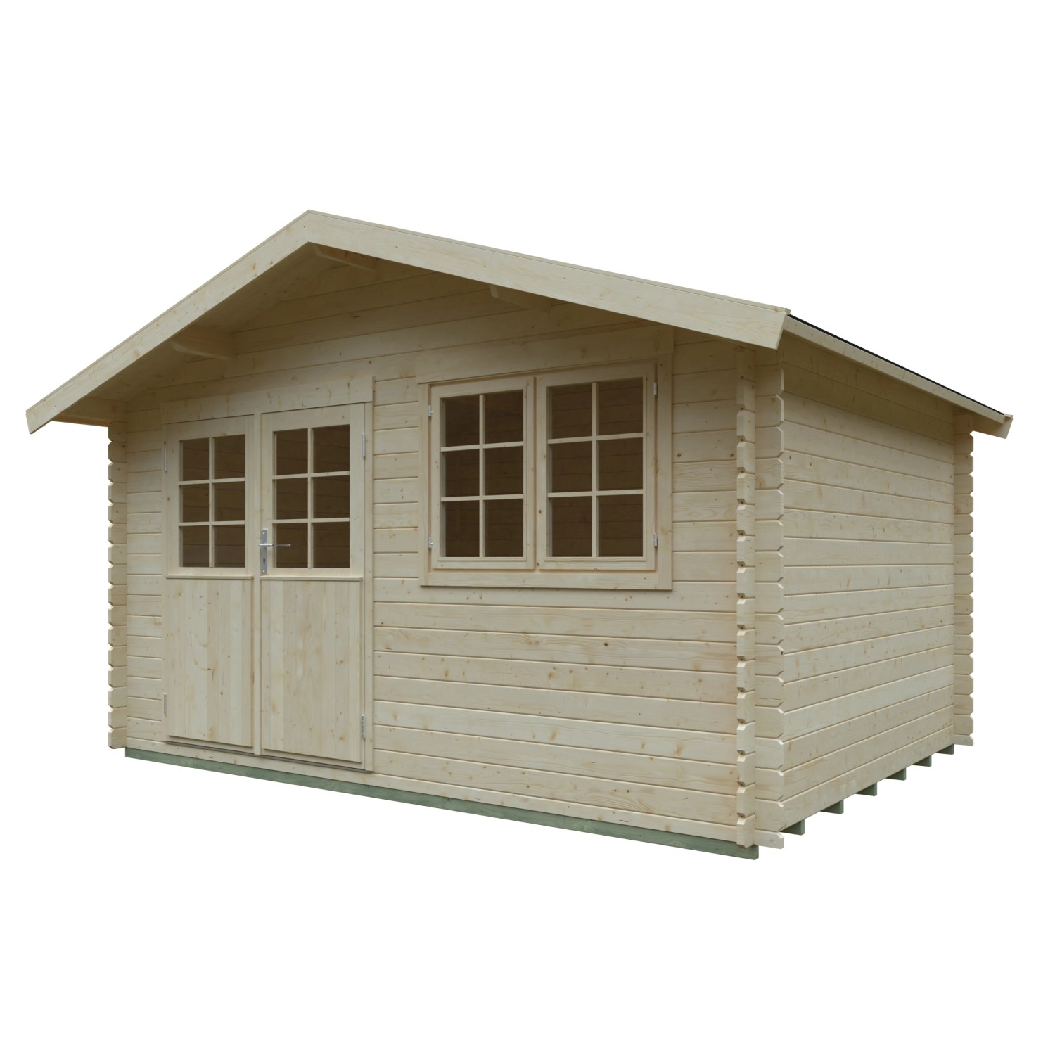 Kiehn-Holz Gartenhaus KH 28-021 Natur Un...