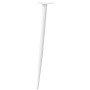 vidaXL Konsolentischbeine Konische Form 4 Stk Weiß 72-73 cm Stahl 4012517_4
