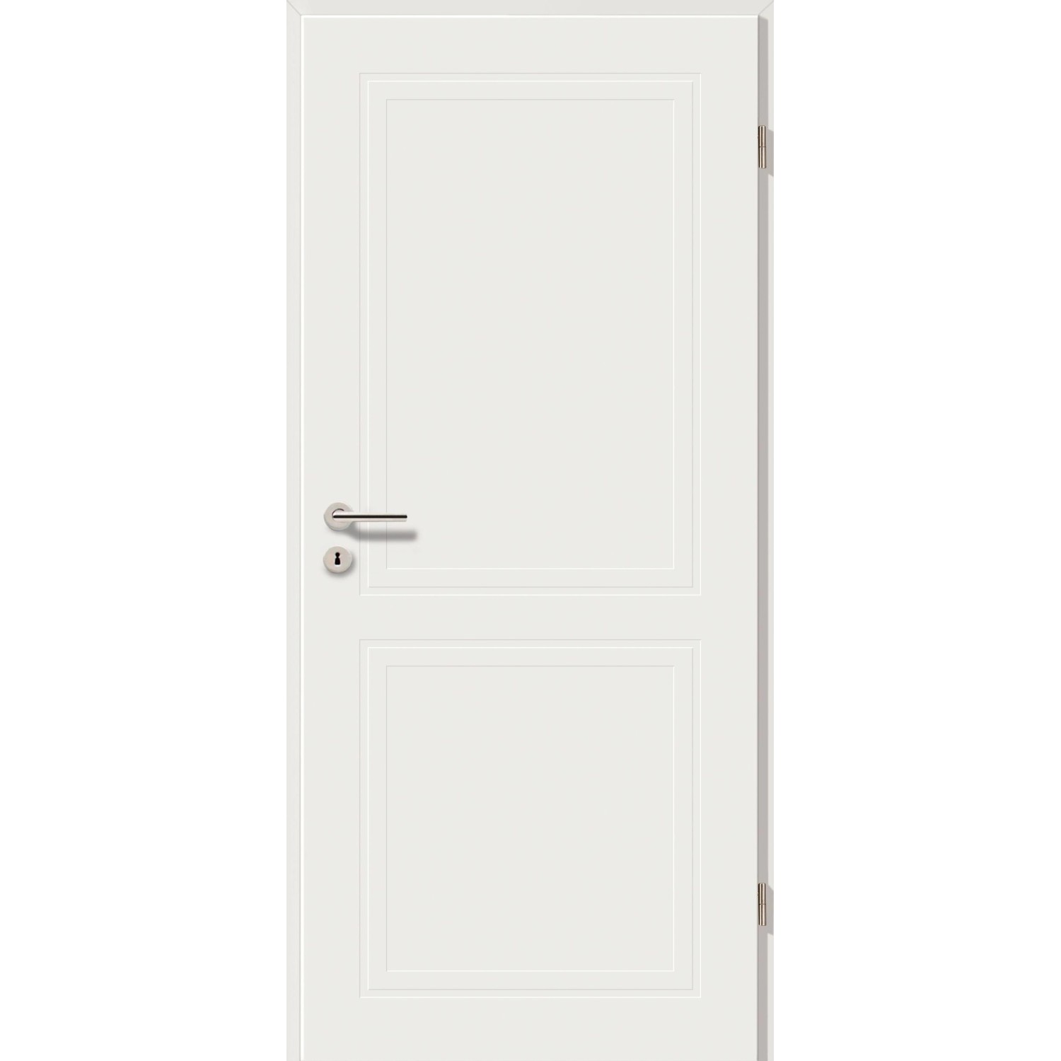 Zimmertür Brillant Contour Typ 7102 Weiß 198,5 cm x 73,5 cm DIN R