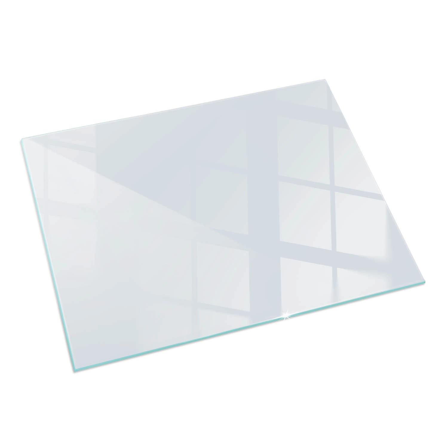 Tulup Glasplatte für Kamin Weiß Funkenschutzplatte Kaminöfen Rechteck 120x8 günstig online kaufen