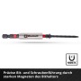 Einhell Bit-Set: Bithalter mit Bit und Schraube, magnetisch.
