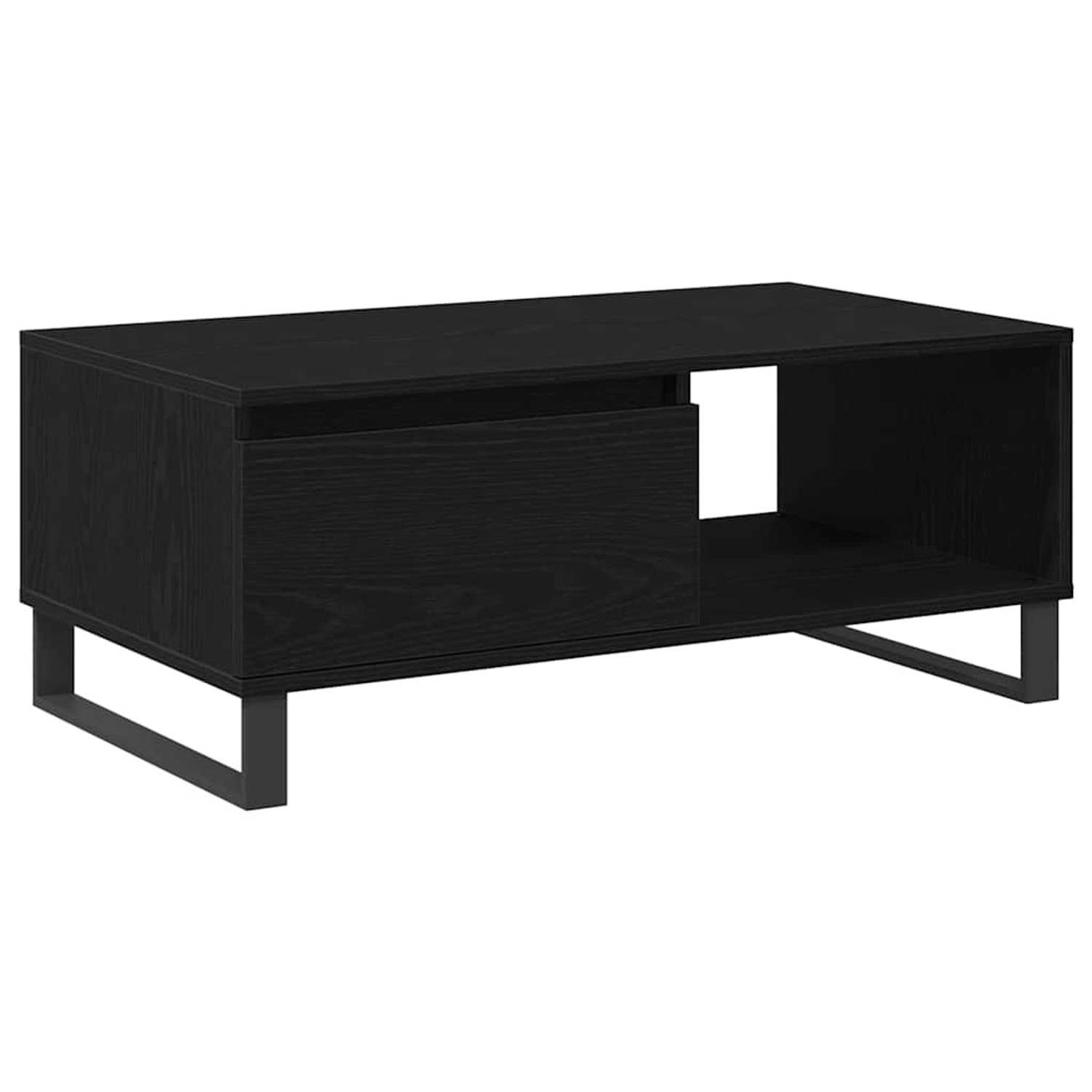 vidaXL Couchtisch Schwarze Eiche 90 x 50 x 36,5 cm Holzwerkstoff 862963 günstig online kaufen