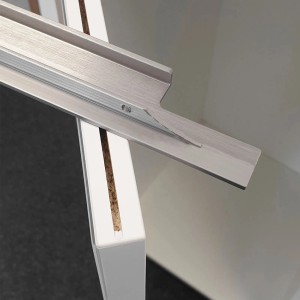 SOTECH Griffleiste Slim 145 x 11 x 38 mm Aluminium Schwarz Eloxiert Gebürstet Zum Einfräsen Harpunenstegmontage