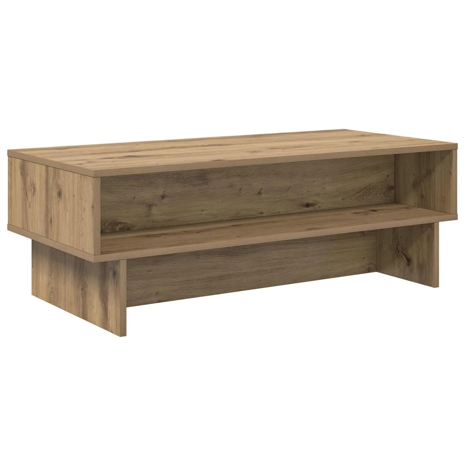 vidaXL Couchtisch Artisan-Eiche 100 x 46 x 35 cm Holzwerkstoff 8000243 günstig online kaufen