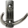 Wandhaken 2214 in Altsilber, Metallhaken für die Wandmontage.