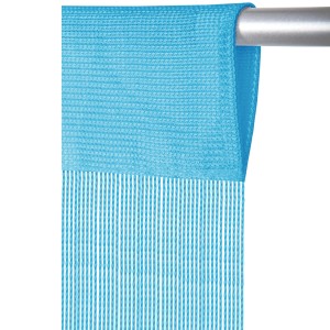 Hellblauer Fadenvorhang Prince 90x250 cm als Fenster- oder Türgardine.