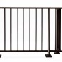 Eckset Linus, Aluminium, Anthrazit, für Treppen- & Geländermontage, 120x26cm.