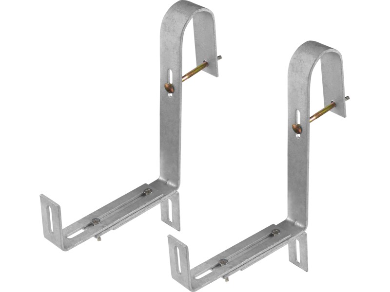 OBI Balkonkastenhalter 220 mm · feuerverzinkt, 2er-Set – Produktbild 1 von 2