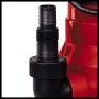 Detailaufnahme: Einhell GC-DP 7035 LL Schmutzwasserpumpe, Universaladapter für Schlauchanschluss.