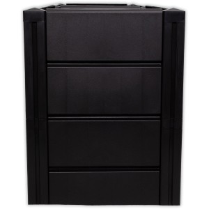 Anthrazitfarbenes KHW Hochbeet Demeter XL schmal mit 392 l Volumen.