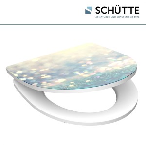 Schütte WC-Sitz Magic Light mit Absenkautomatik und Schnellverschluss.