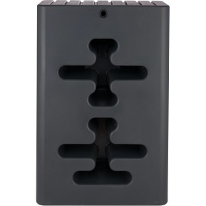 ARVES Regentonne Barletta, 280 l, Anthrazit, Detailansicht der Struktur.